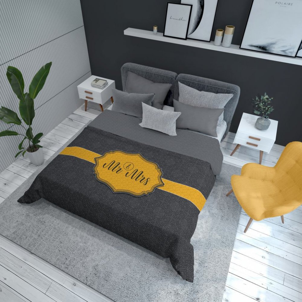 ElegantnýprehozvsivejfarbesnápisomMr.aMrs.62474