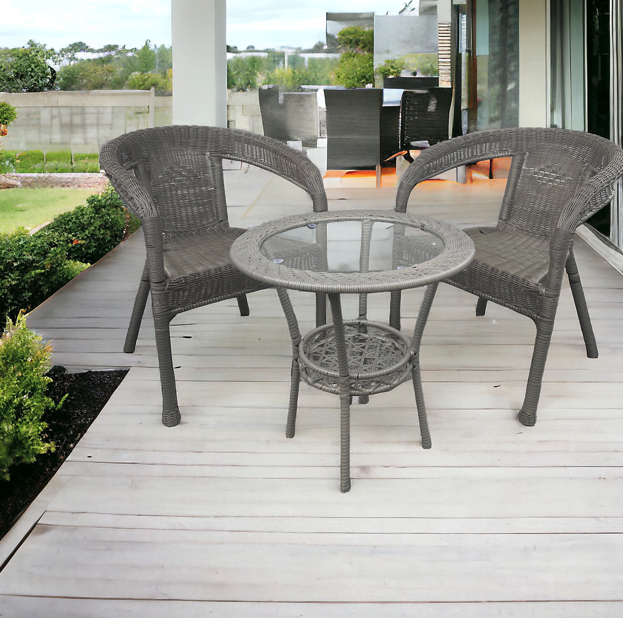 Mobilier pentru balcon și terasă - masă + 2 scaune