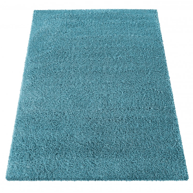 Covor modern SHAGGY în turcoaz Lățime: 120 cm | Lungime: 170 cm