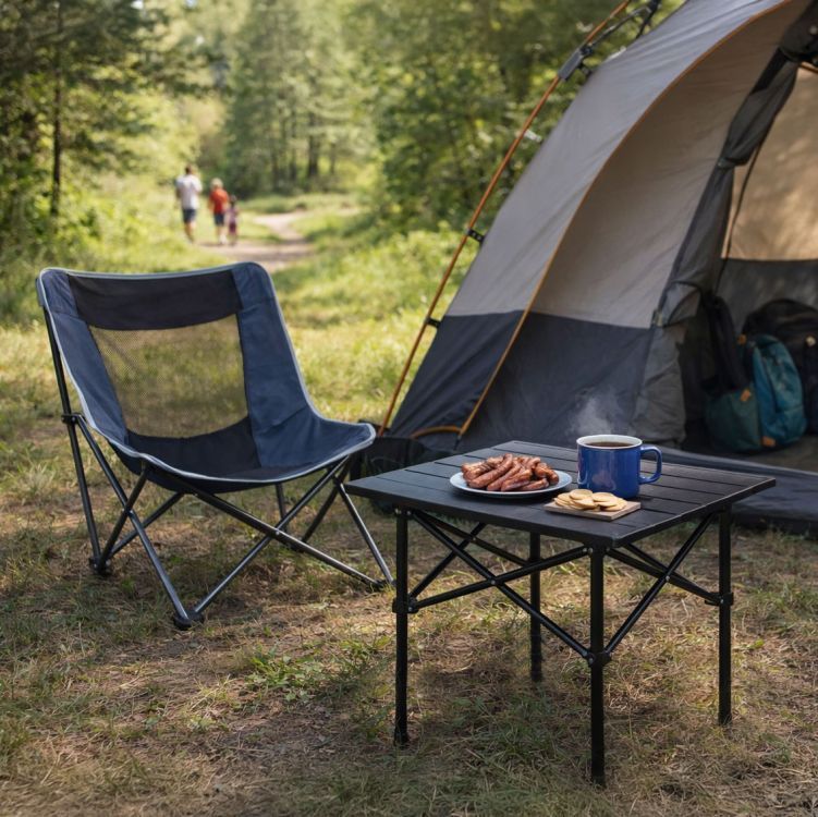 Skladacíturistický,kempingovýstolík-čiernystolíknapiknikŠírka:55cm|Dĺžka:95cm