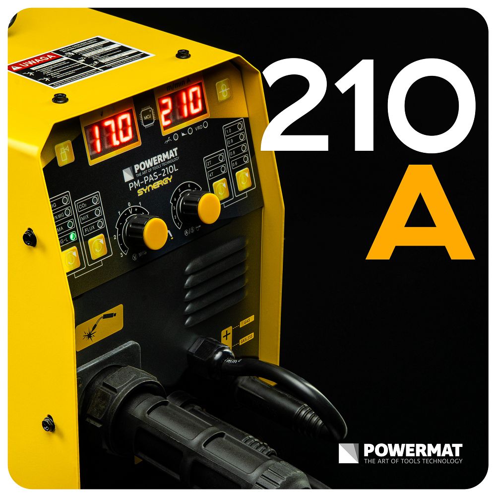 Invertorová zváračka 210 A - MIG/MAG, FLUX, MMA, TIG LIFT