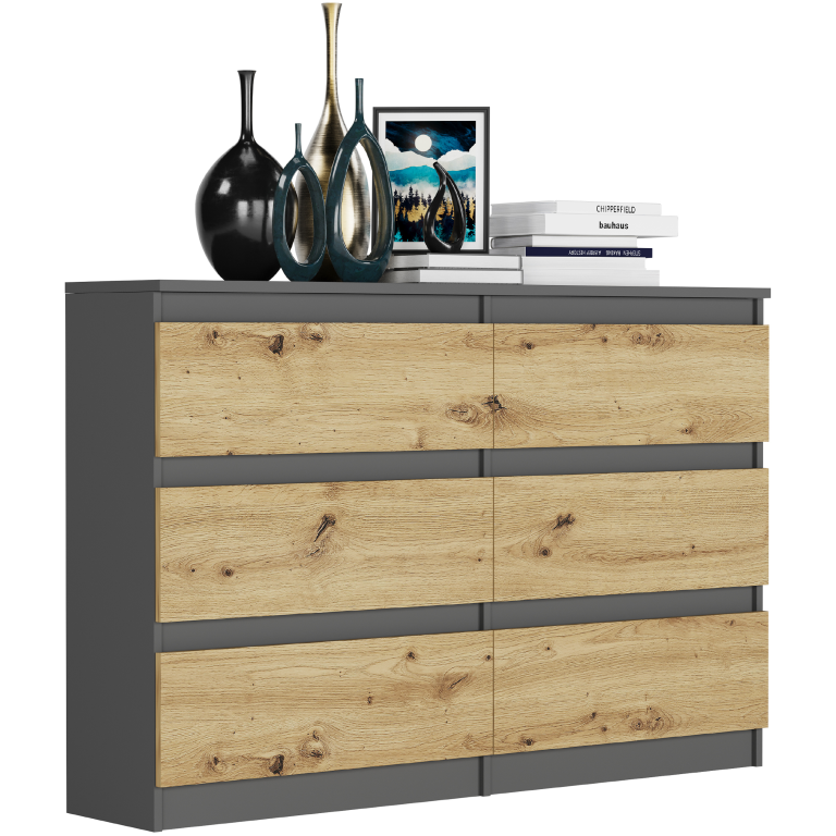 Comoda practică R-120 - diverse variante de culori antracit mix artisan