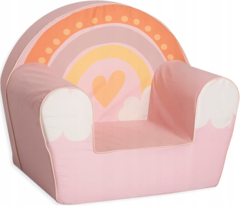 Scaun pentru copii din spumă 51 x 33 x 42 cm curcubeu