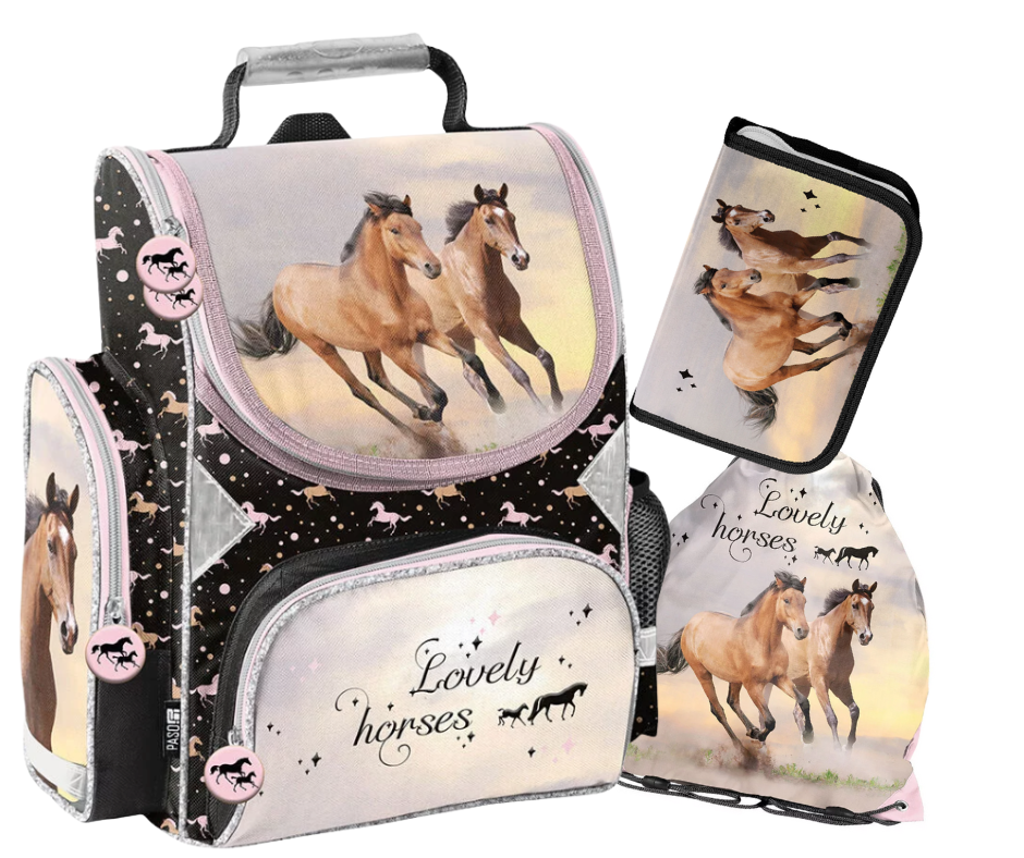 Aktovkadoškolypredievčatá–3-dielnyset-LovelyHorses