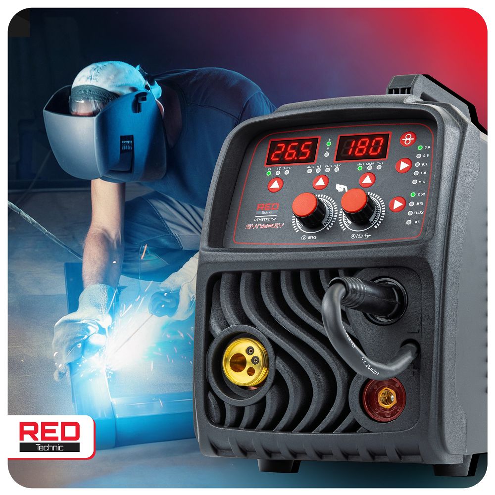 Invertorová zváračka RTMSTF0152 - MIG-MAG 180A FLUX/MMA/LIFT-TIG