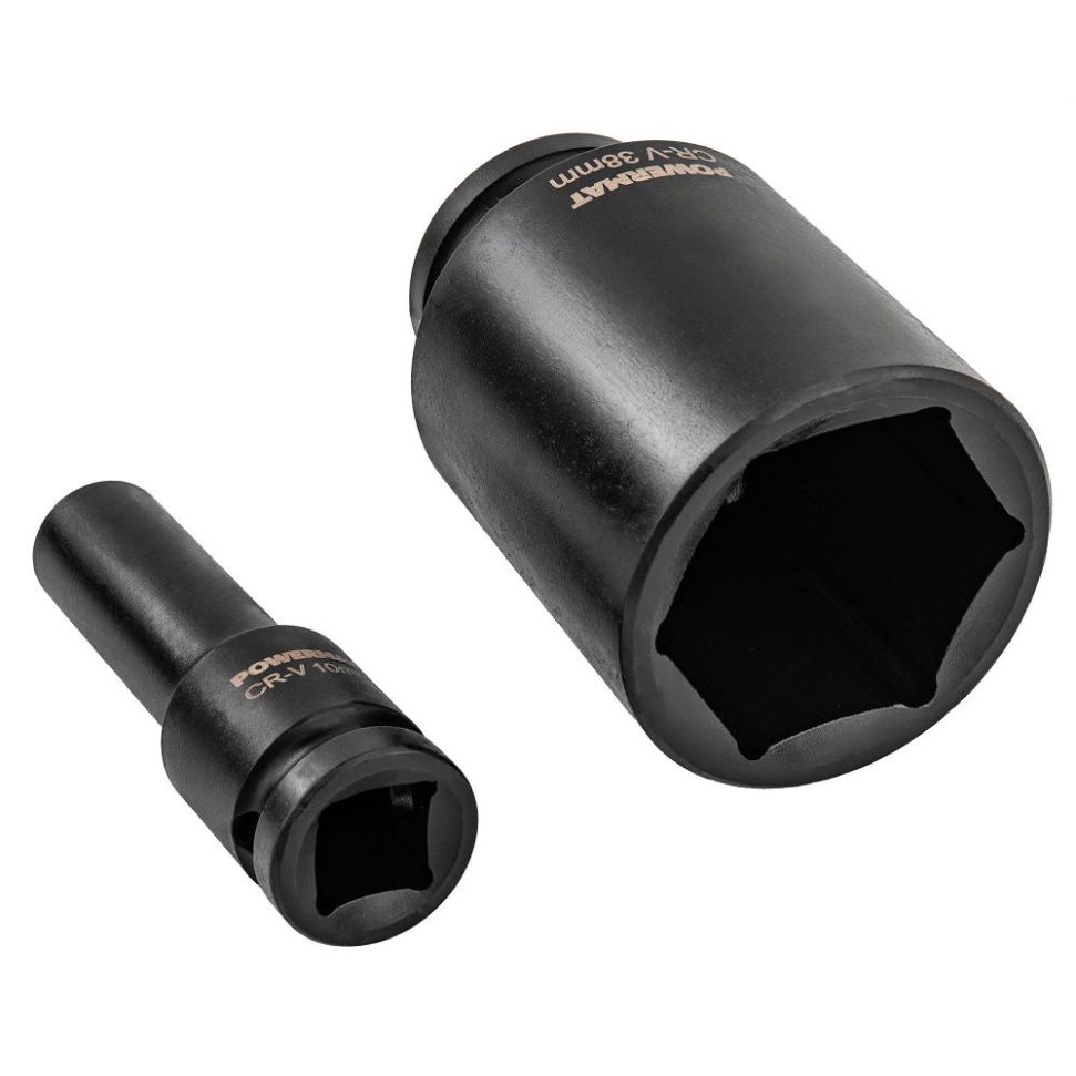 Sada rázových uťahovákov HEX 1/2" 10–38 mm 20 ks