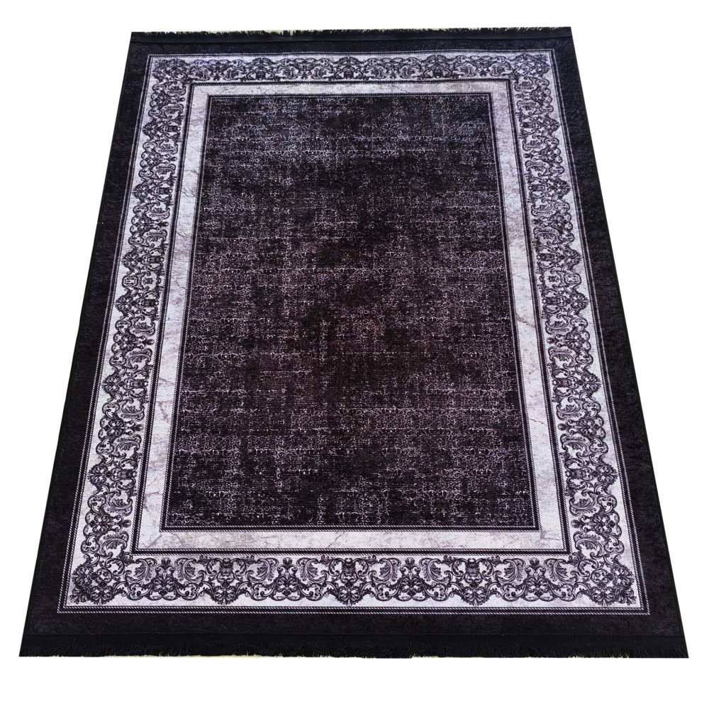 ElegantnýčiernykoberecsornamentálnymlemomŠírka:60cm|Dĺžka:100cm70848_127034