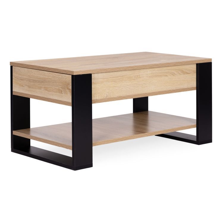 Rozkladacíkonferenčnýstolíksvýklopnoudoskou90cm 71114 prírodná