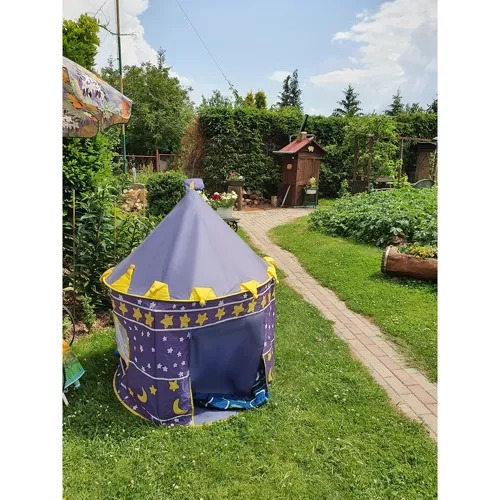 DomTextilu Detskýpalácovýstan135x105cm modrá MAX5900779950023