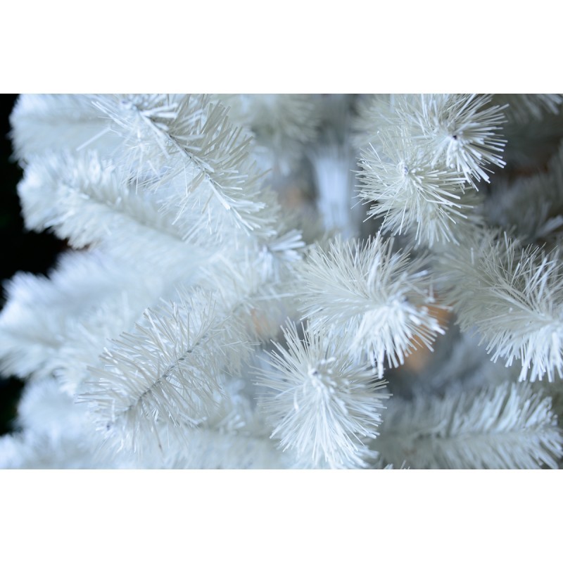Pom de Crăciun alb brad gros Înălţime: 220 cm