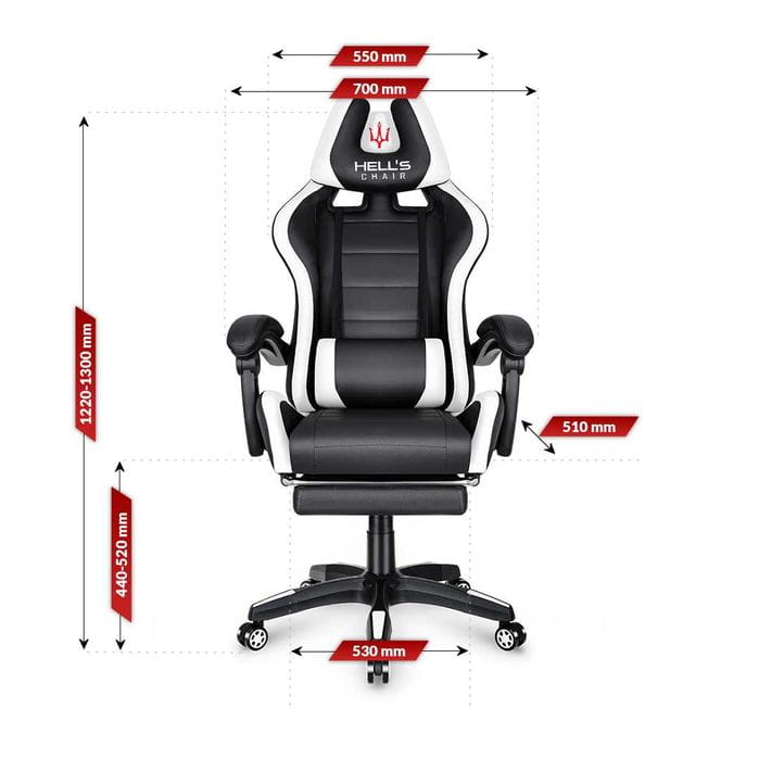 Scaun de gaming HC-1039 White