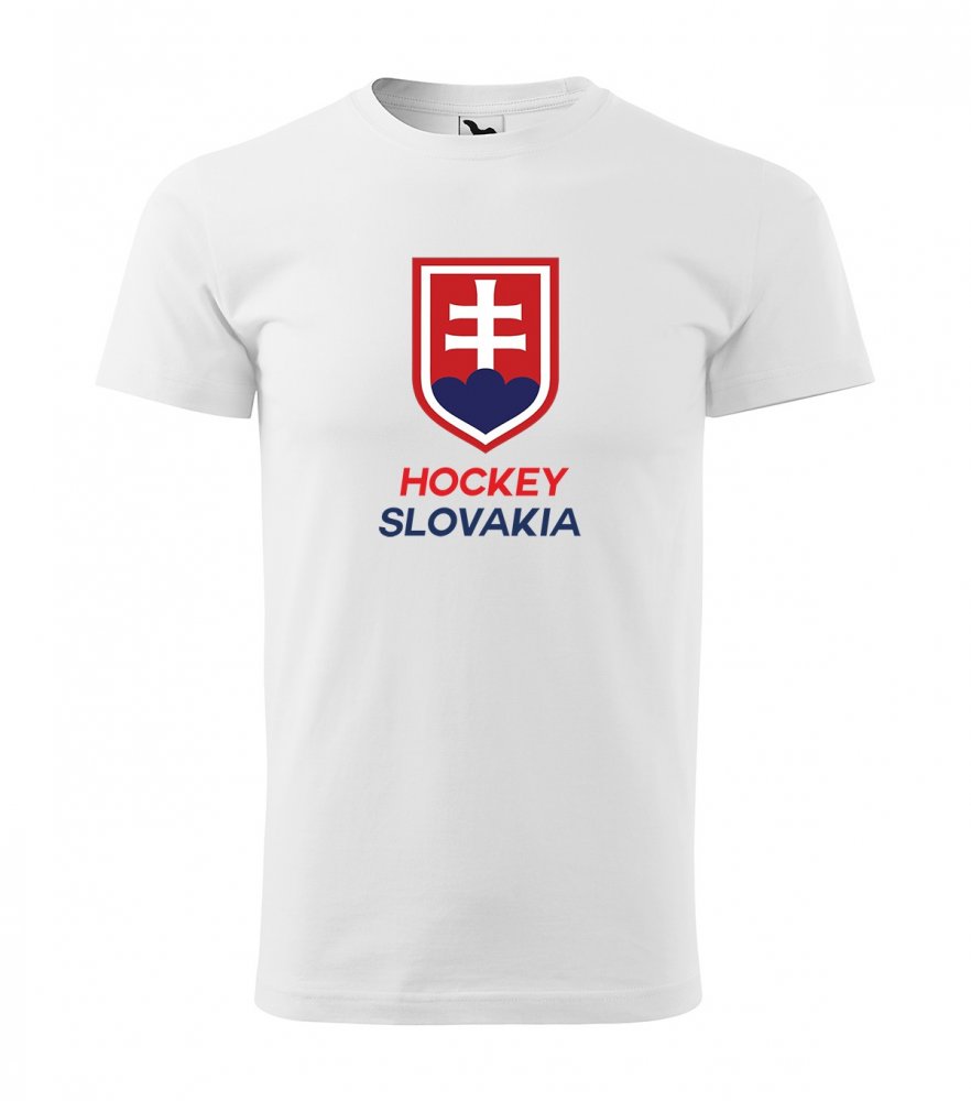 Slovenské hokejové tričko Bílá XXL