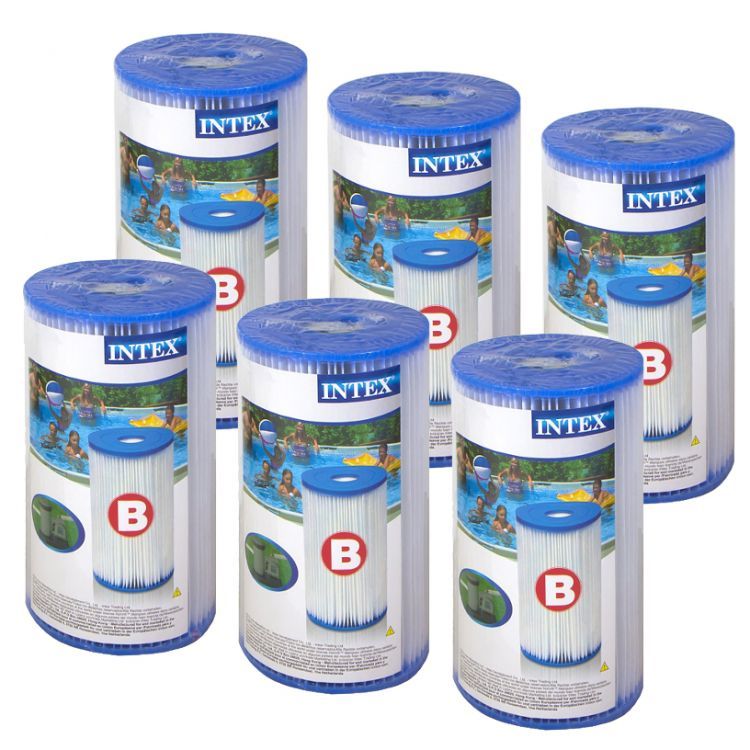 Inserții filtru tip B pentru pompe de piscină INTEX - 6 buc