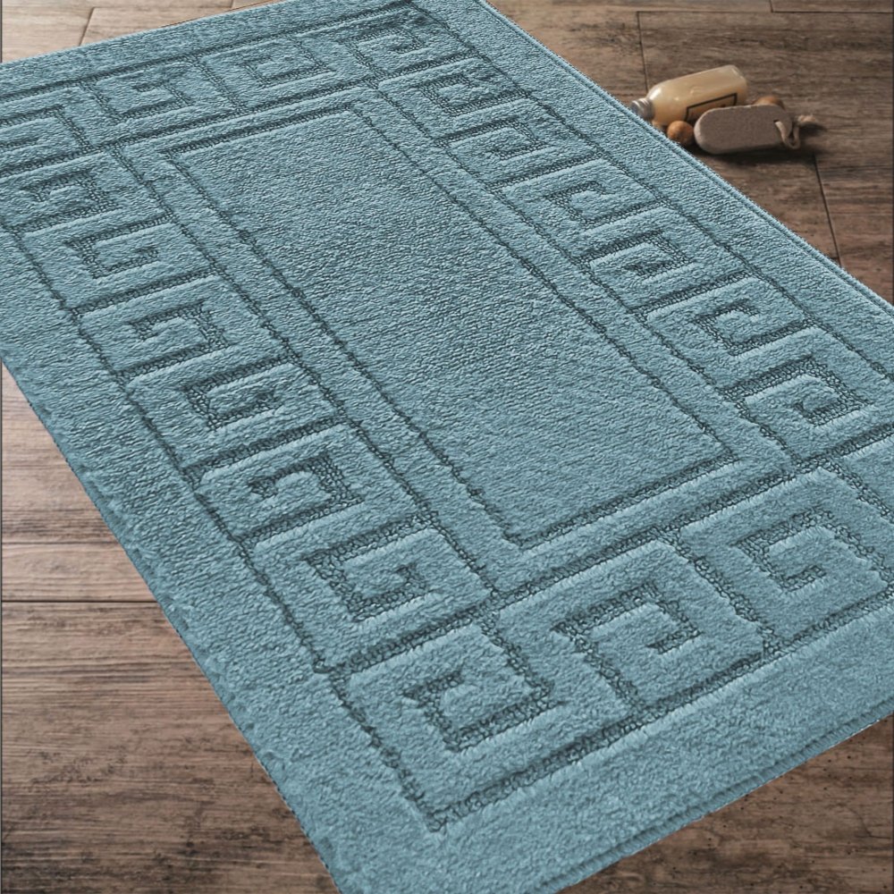 Set de baie din două piese MONTANA ETHNIC în albastru persan Lăţime: 50 cm | Lungime: 80 cm