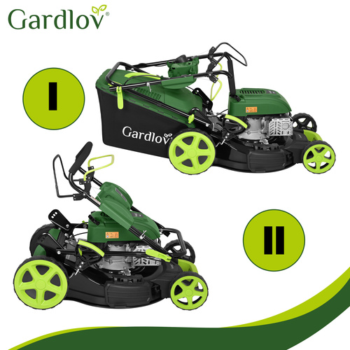 BenzínovákosačkaspohonomGARDLOVDriveXPro196cm³-záber51cm,kôš60l