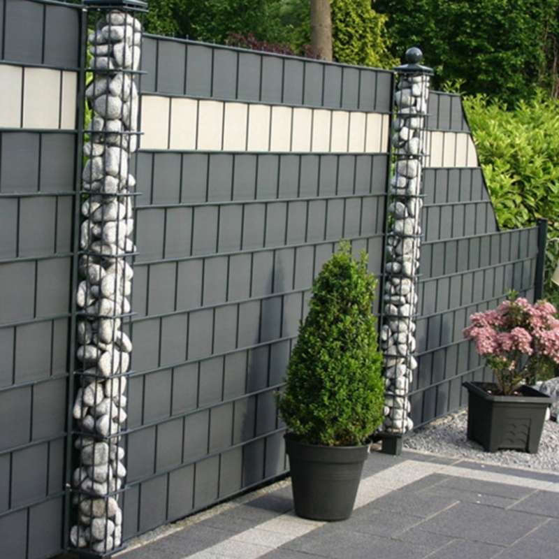 Bandă acoperire gard - GRAFIT, 19 cm x 35 m