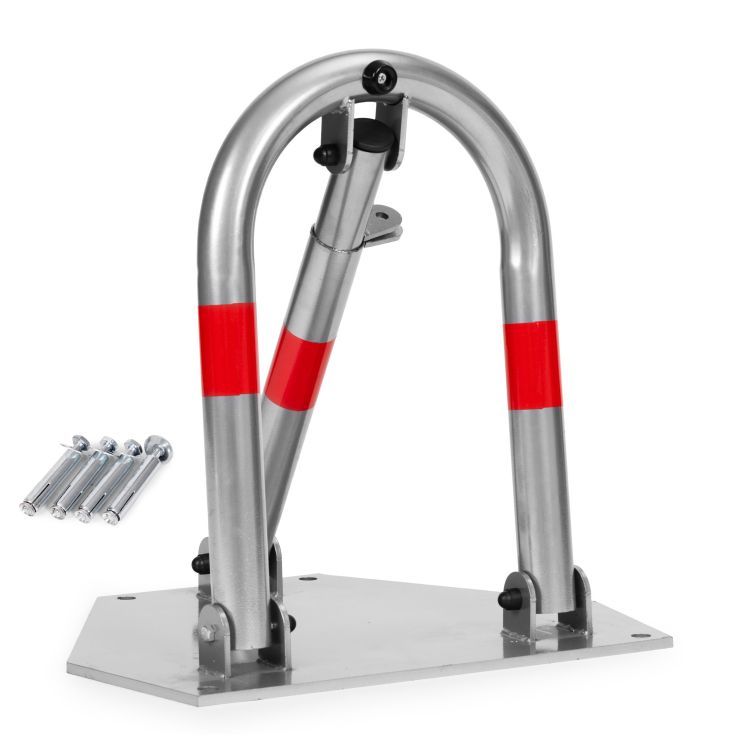 Mechanickáparkovaciazábrana,blokádanavisiacizámok45x46x37cm