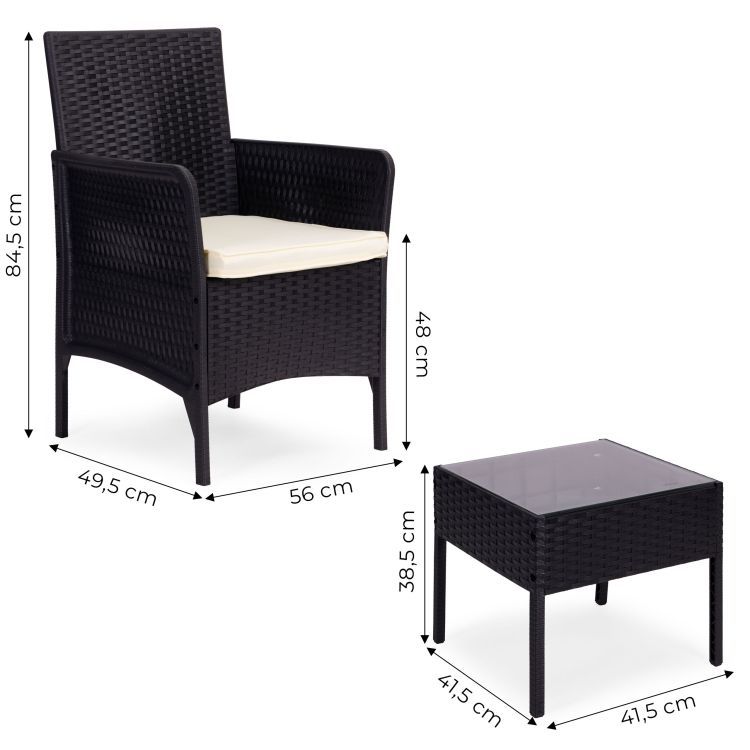 Záhradnýratanovýnábytok-set2kreslá+stolíkhnedá