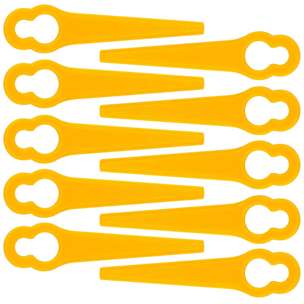 Set de 10 lame din plastic PolyCUT - lame de schimb compatibile pentru trimmere