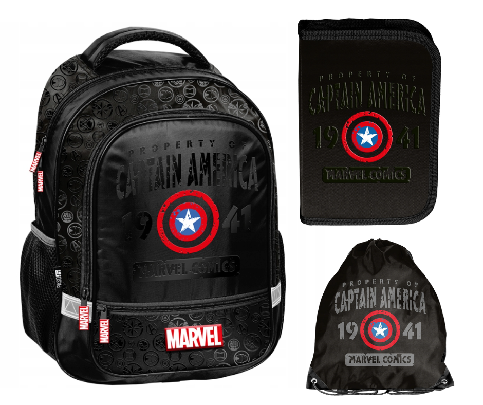 ŠkolskýsetCaptainAmericaAvengers–batoh+peračník+taškanaprezúvky69079