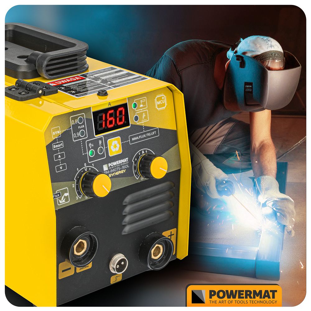 Invertorová zváračka MIG/MMA/TIG 160 A s LCD displejom