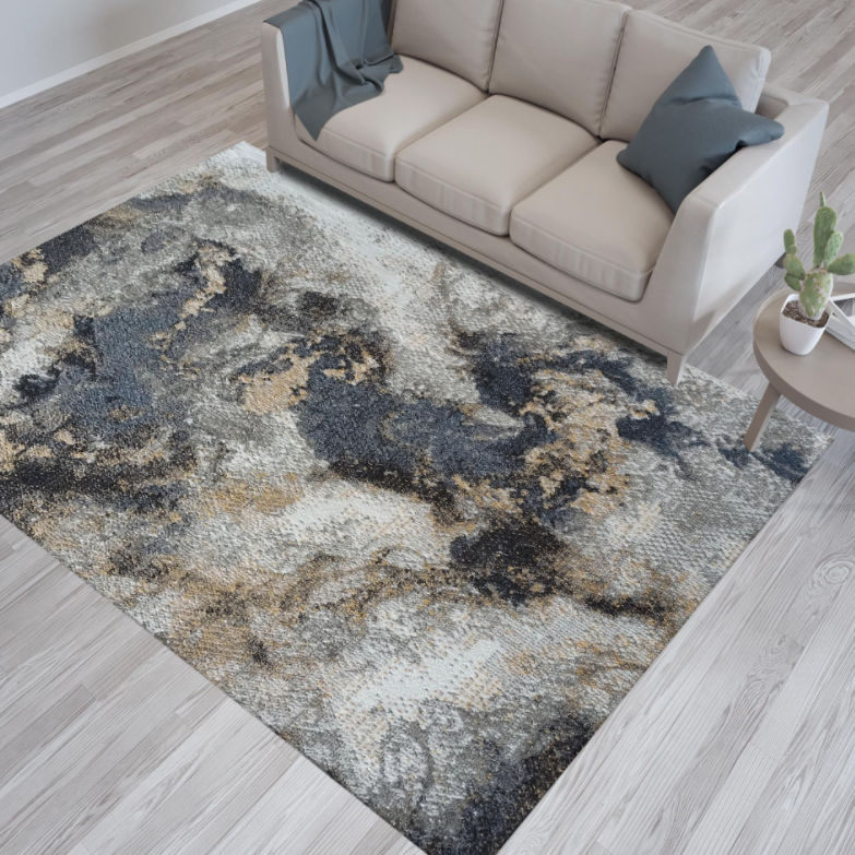 Designový koberec s abstraktním vzorem Šírka: 60 cm | Dĺžka: 100 cm