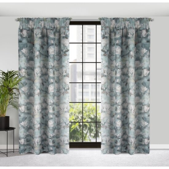 Závesspotlačourozkvitnutýchmagnóliínariasiacupásku140x270cm