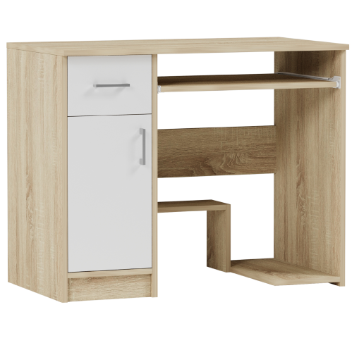 Birou modern pentru scris, calculator MODERN N-10 - diferite variante de culori sonoma mix biela