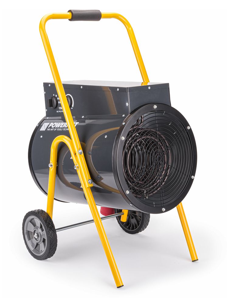 Elektrický priemyselný ohrievač 15 kW s termostatom a ventilátorom