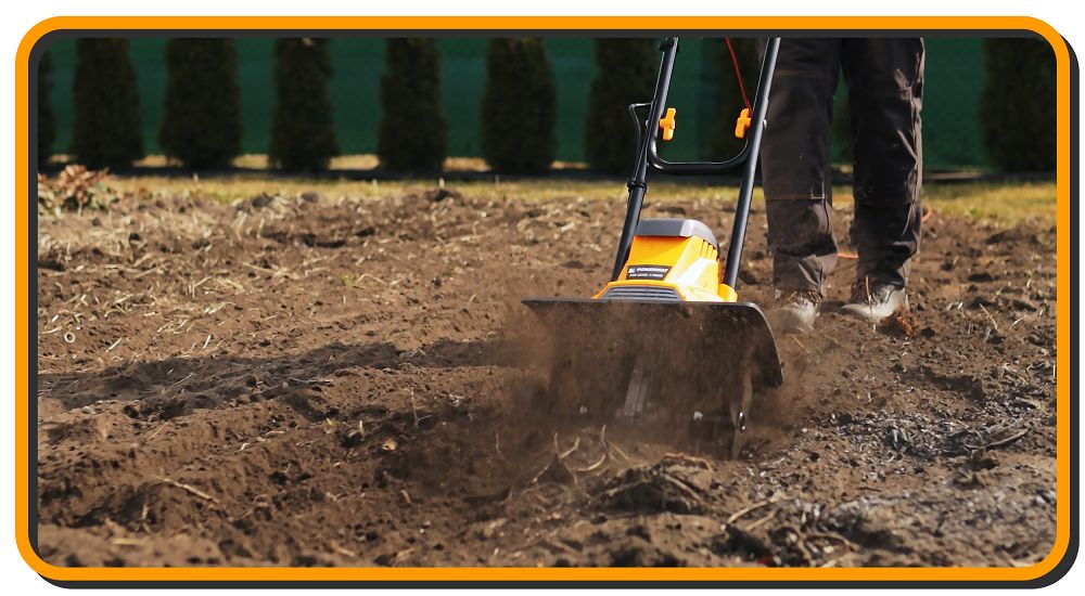 Cultivator electric cu lățime de lucru de 40 cm