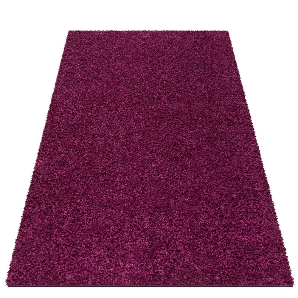 Gyönyörű lila Shaggy szőnyeg Szélesség: 80 cm | Hossz: 150 cm