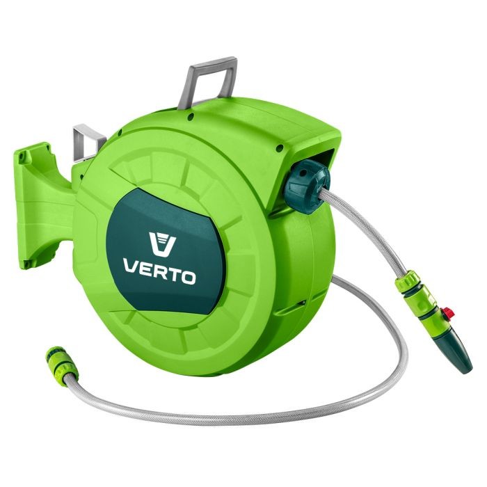 Furtun cu derulator automat 1/2, 20m + 2m 15G891 VERTO