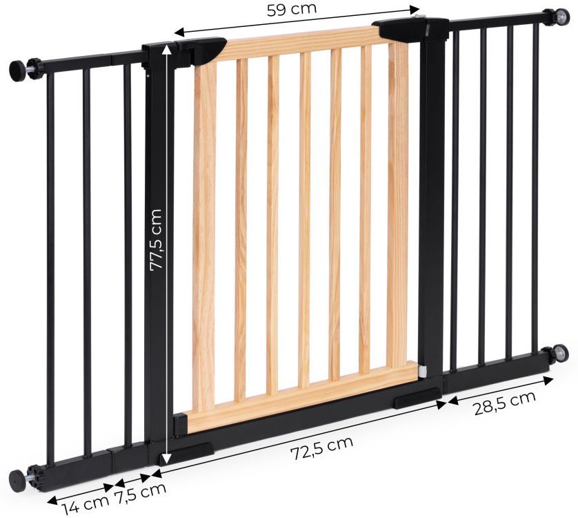 Barieră de protecție pentru scări și intrări – disponibilă în mai multe dimensiuni Šírka: 74-100 cm | Výška: 77,5 cm