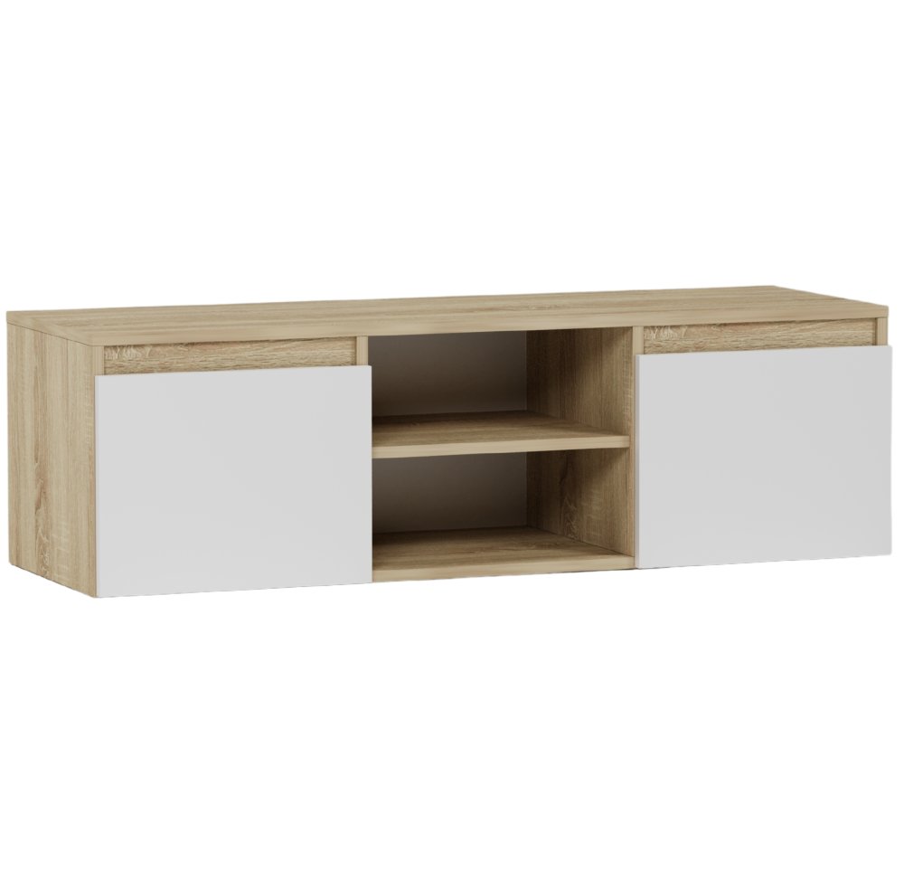 Suport TV modern fără mânere MODERN 120 cm - diverse culori sonoma mix biela