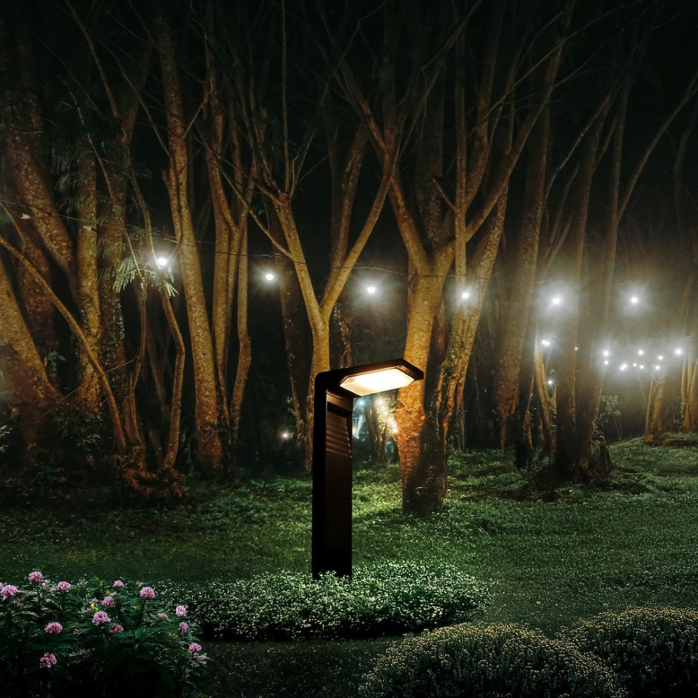 Lampă solară LED pentru grădină L-356962 - 30 LED-uri