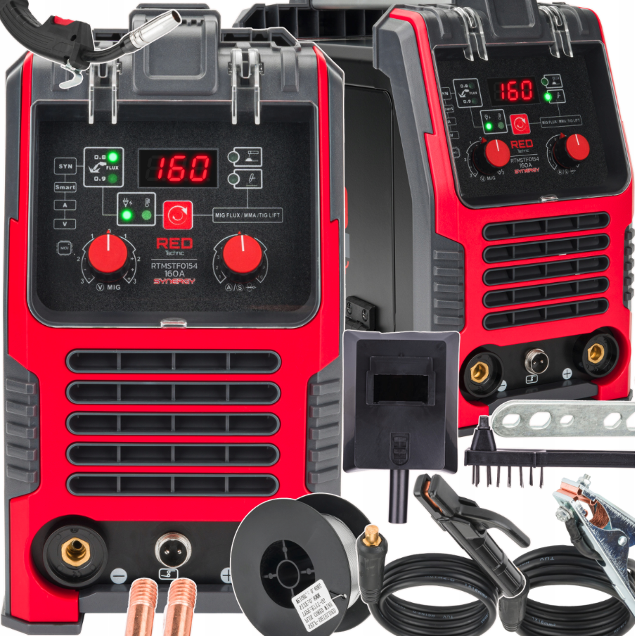 Zváračka invertorová RED TECHNIC 160A FLUX/MMA/LIFT-TIG