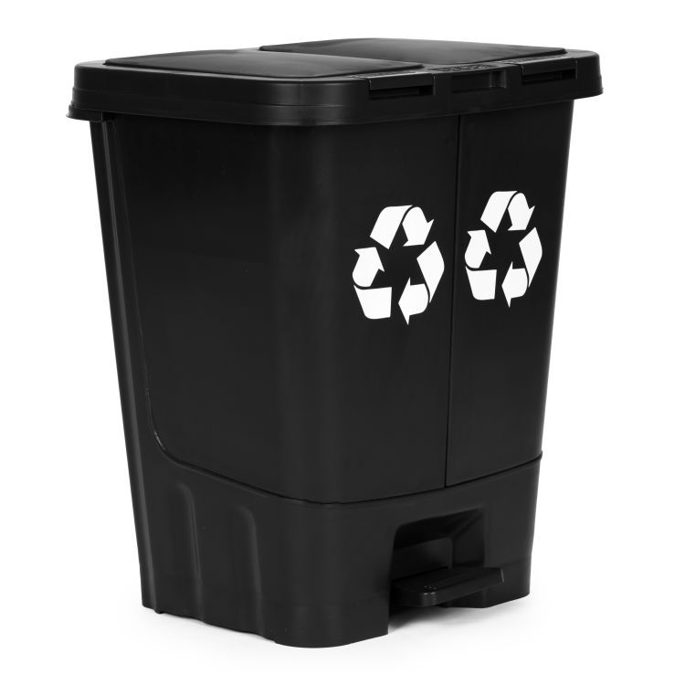 Odpadkovýkôšnatriedenieodpadu40l–čierny