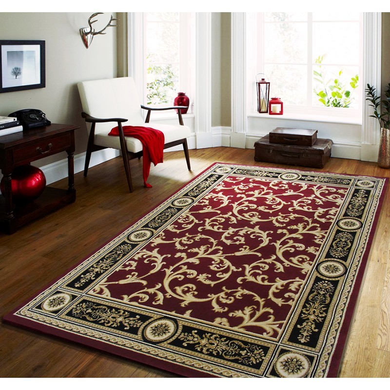 Kvalitní vintage koberec v červené barvě Šířka: 160 cm | Délka: 220 cm