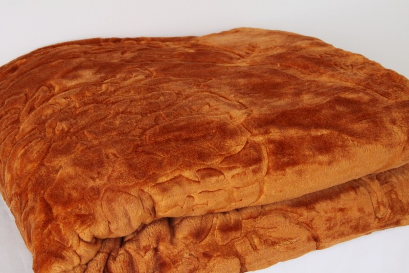 Domtextilu Akrylová deka hnedej farby Šírka: 200 cm | Dĺžka: 240 cm