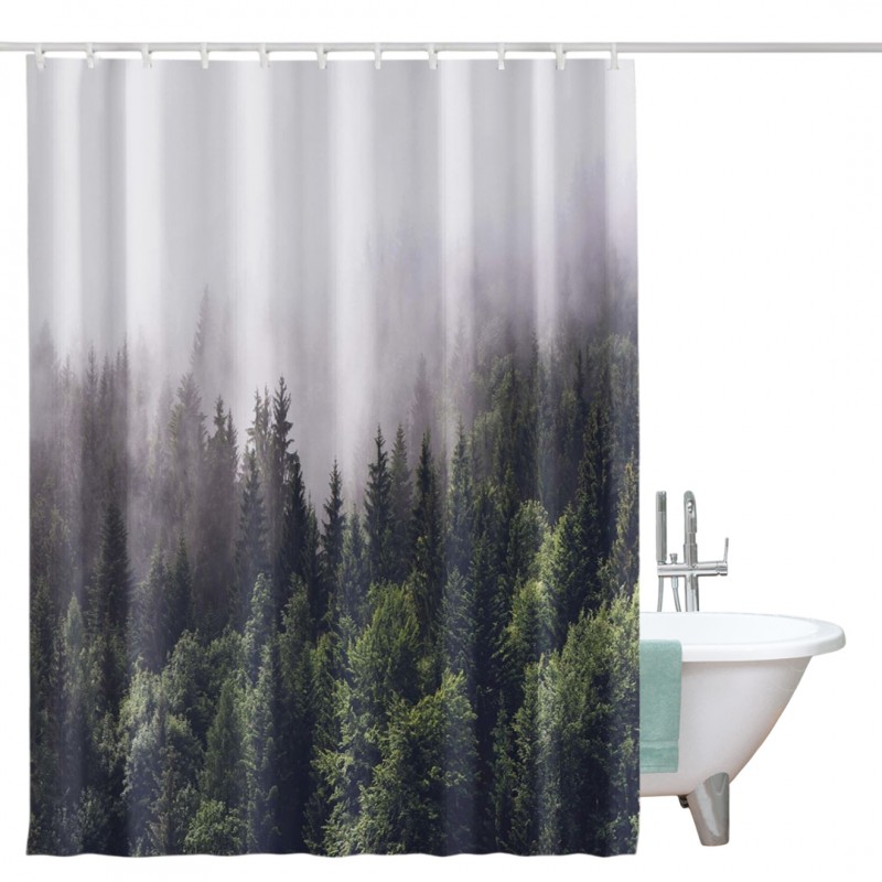 Perdea de duș impermeabilă pentru baie 200 x 180 cm