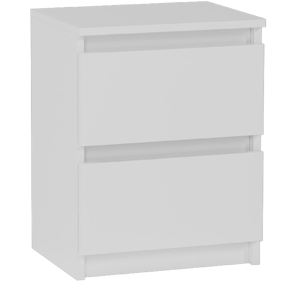 Măsuță de noptieră elegantă 40 x 30 cm - R2 Alb