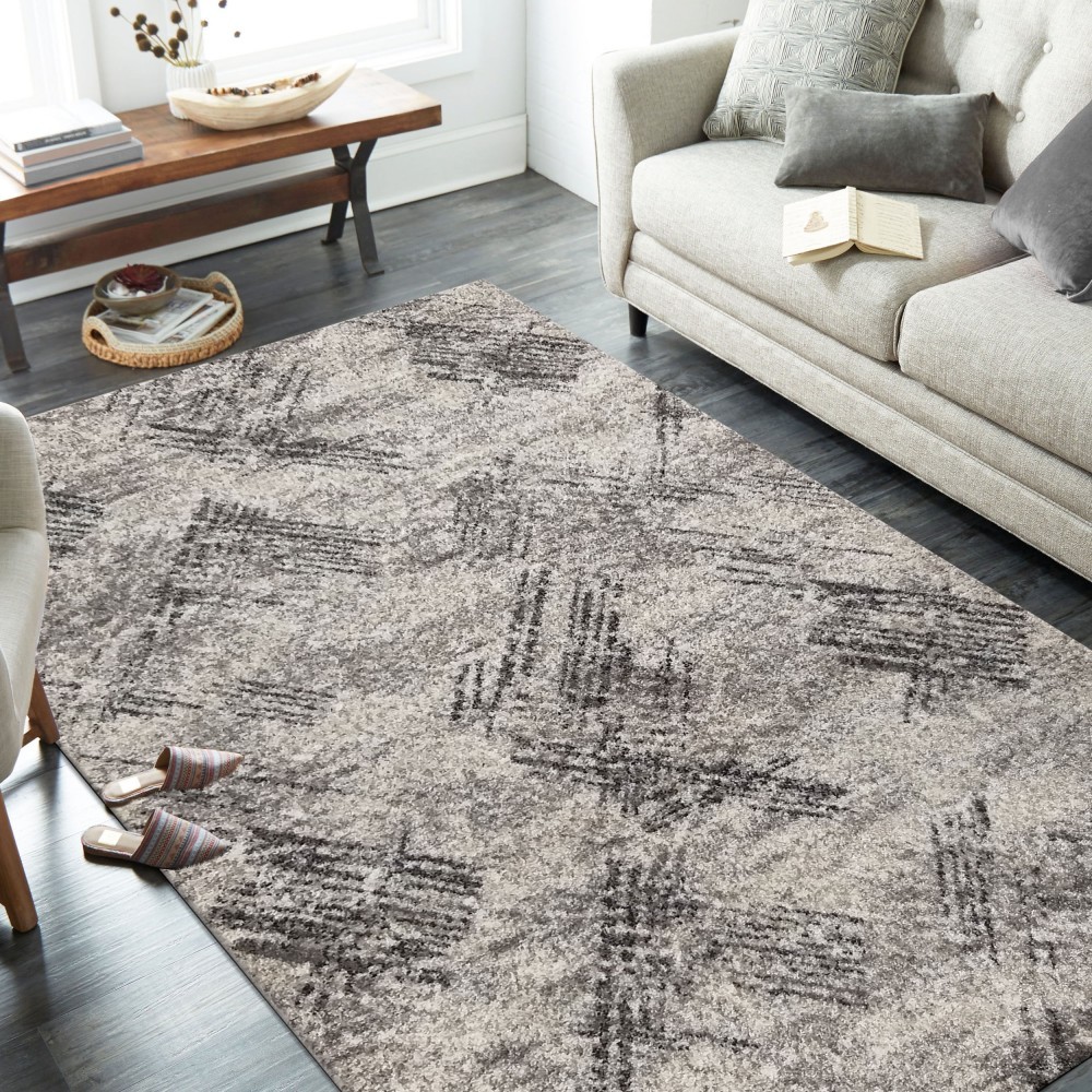 Moderní béžový koberec s jemným vzorem Šířka: 200 cm | Délka: 290 cm