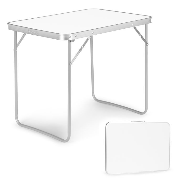 Masă de catering pliabilă 80x60 cm alb