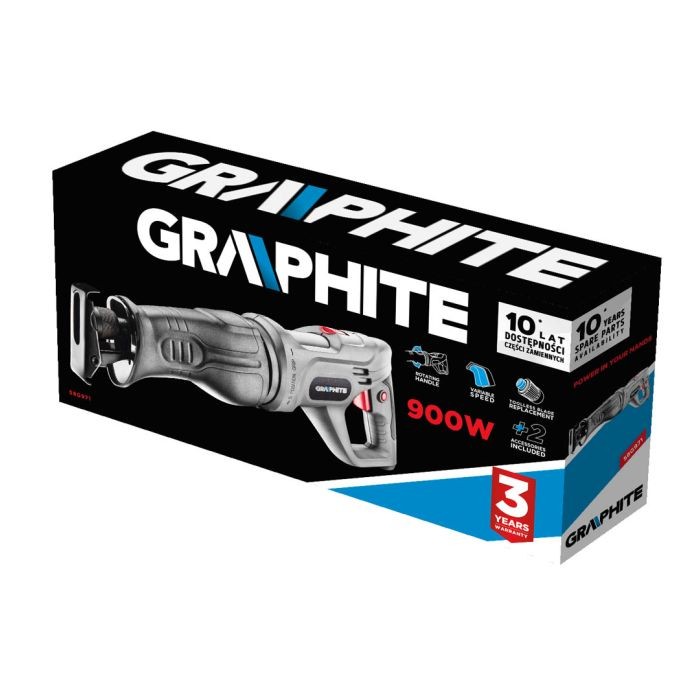 Ferăstrău sabie cu putere de 900W, 58G971 GRAPHITE