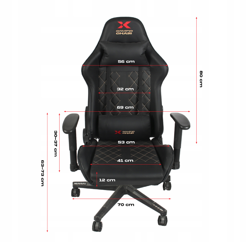 Scaun de gaming Xgaming Xcom2 negru - auriu
