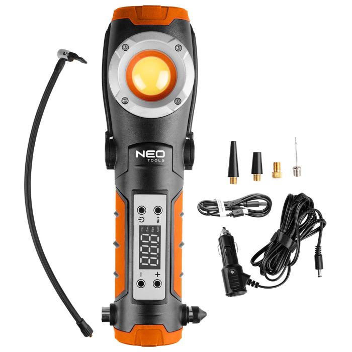 Akumulátoroválampa800lmskompresorom99-130NEOTOOLS
