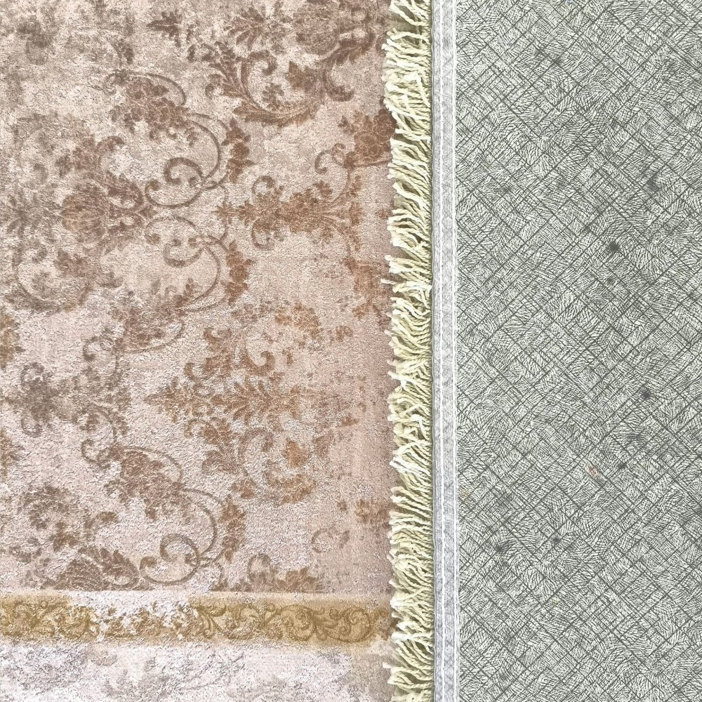 Covor modern de epocă bej-auriu cu model oriental Lăţime: 120 cm | Lungime: 180 cm