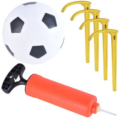 ECOTOYS Futbalová bránka pre deti – bránka, lopta, pumpa a kolíky MAX5900779949904 215 x 76 x 153 cm