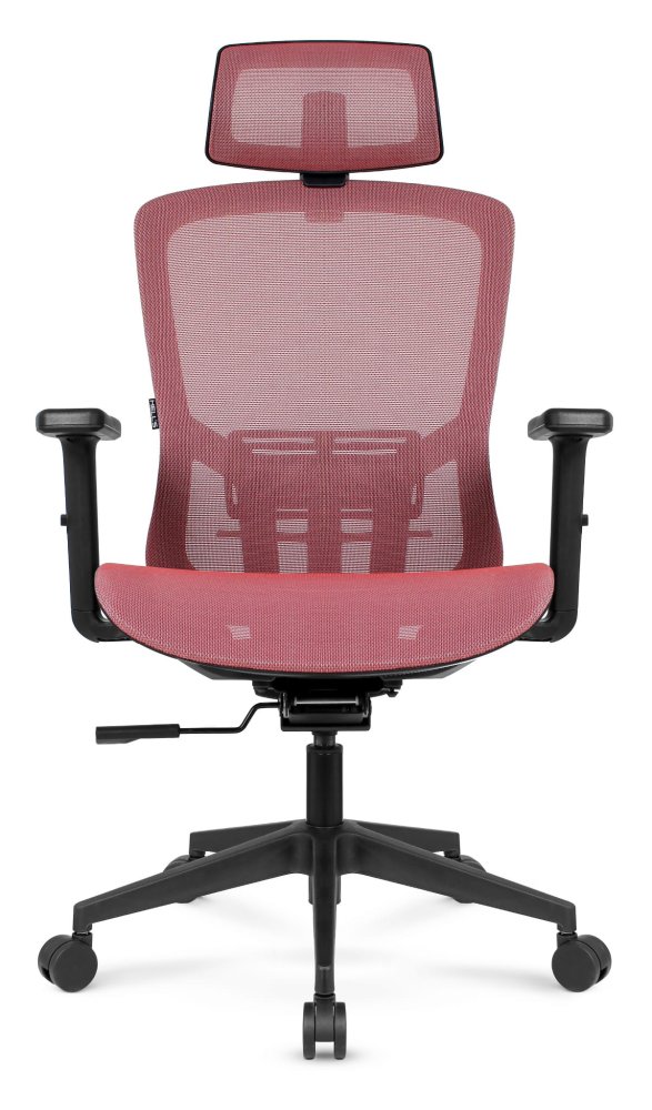 ErgonomickákancelárskastoličkaHC-1045sosieťovanýmoperadlom-ružová