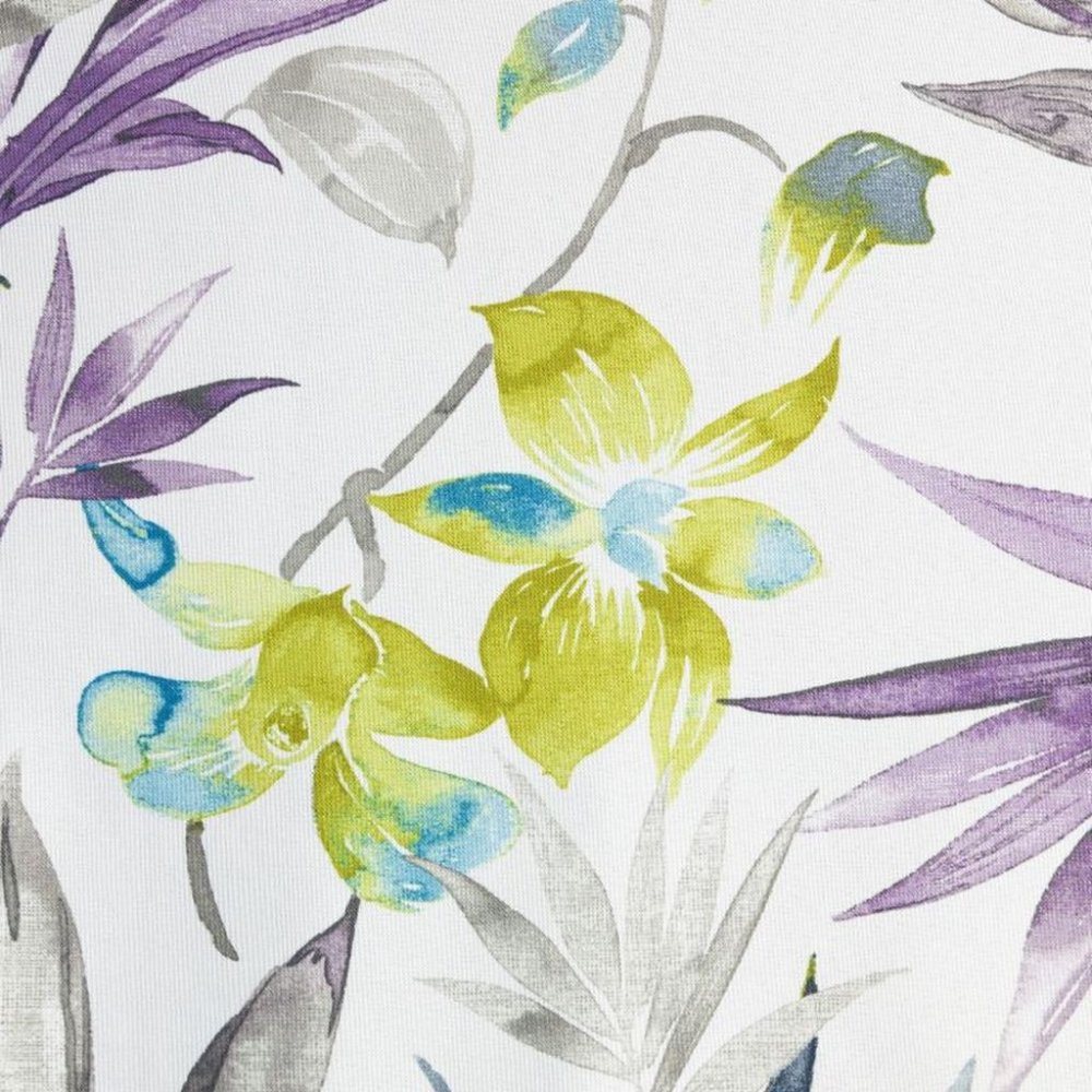 Draperii moderne cu frunze colorate cu cercuri 140 x 250 cm